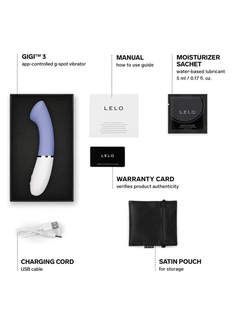 LELO GIGI 3 vibrator in blue - British product