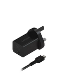 Lenovo GaN Nano 65W USB-C laptop charger with cable black (British brand)