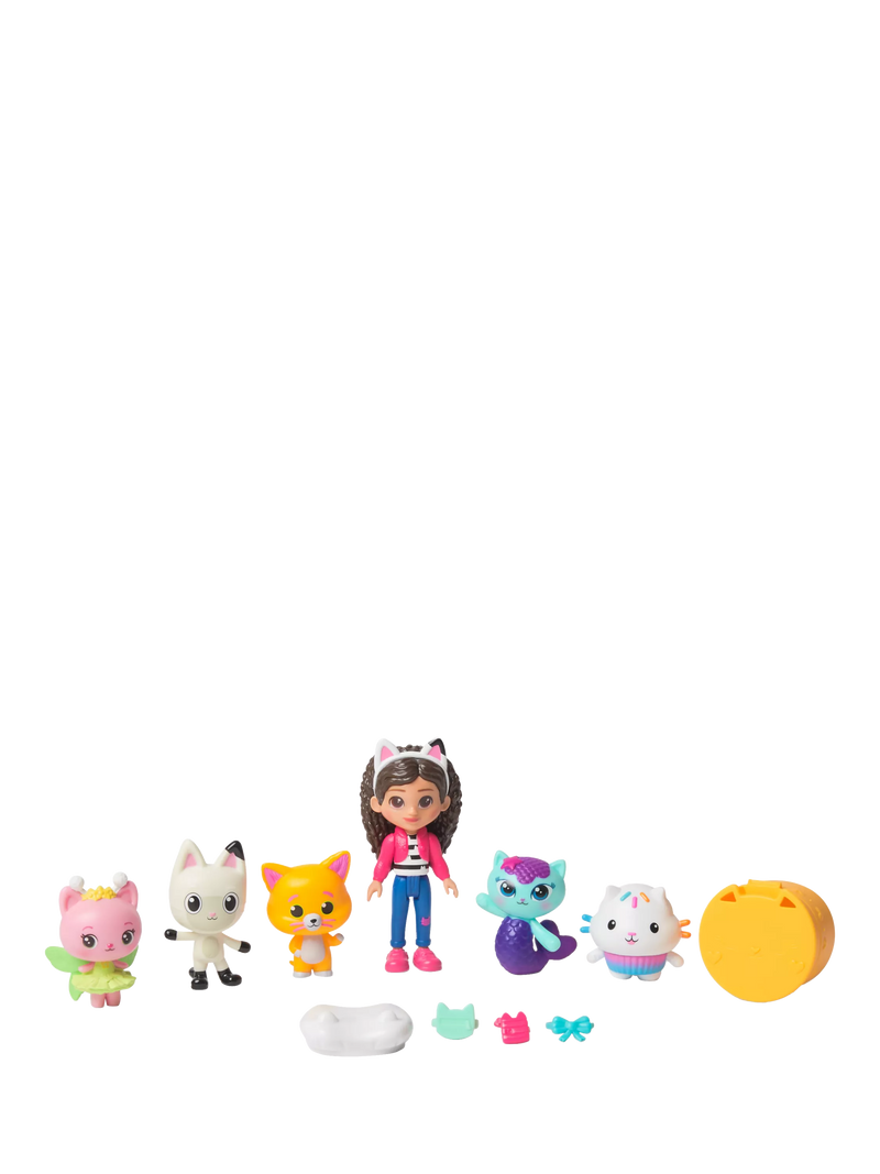 Gabby's Dollhouse Cat-venture Crew Pack toy set, UK version