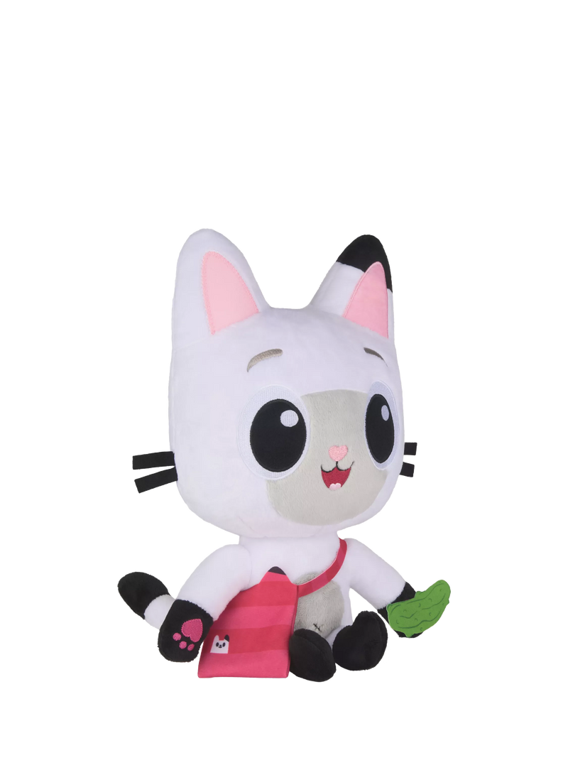 Gabby's Dollhouse Pandy Paws interactive plush toy with sound effects (British brand)