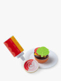 Melissa & Doug colour reveal grill playset with play food - British product
