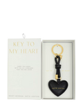 Katie Loxton Key To My Heart keyring black - British product