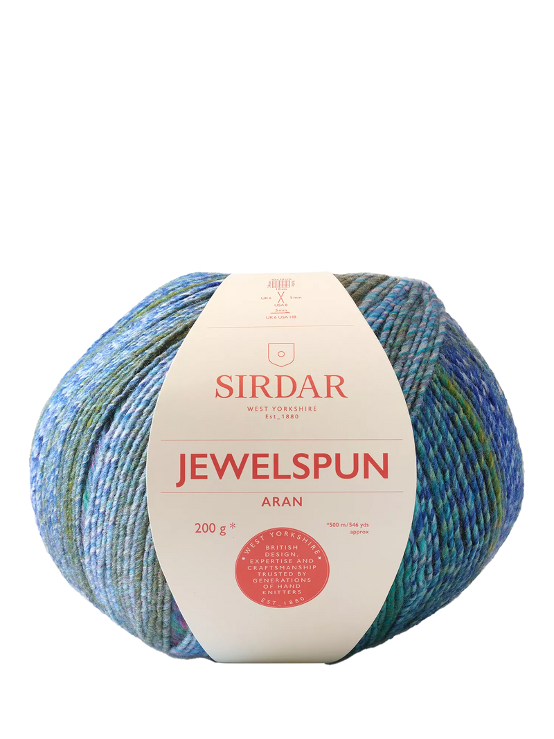 Sirdar Jewelspun Aran Knitting and Crochet Yarn 200g