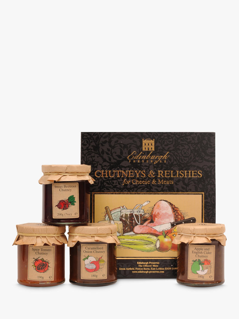 Edinburgh Preserves chutneys and relishes box 750g - British product