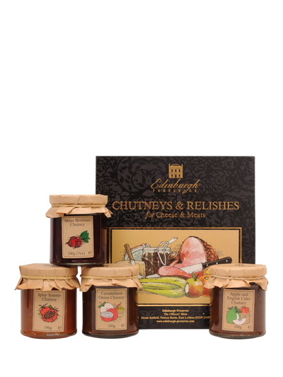 John Lewis Edinburgh Preserves Chutneys & Relishes Box 750g- Buy online at McGrocer