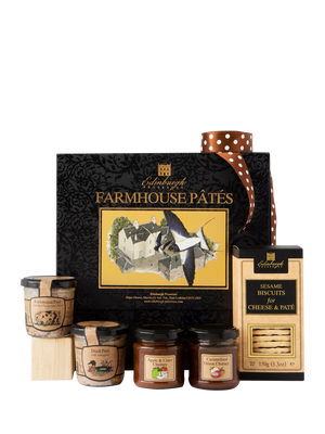 Assorted Pâté and Chutney Gift Set with Sesame Biscuits, 530g