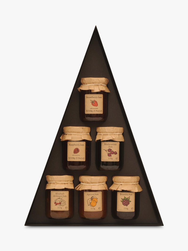 Edinburgh Preserves jam tree box with assorted fruit jams 666g - British product