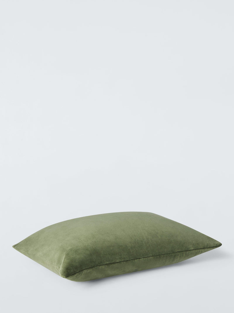 John Lewis rectangular cotton velvet cushion 40x60cm, UK version