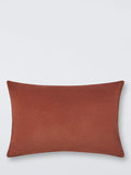 John Lewis Rectangular Cotton Velvet Cushion - Hibiscus
