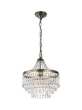 John Lewis La Scala chandelier satin bronze 30cm diameter, imported from the UK