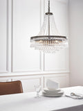 John Lewis La Scala satin bronze swag chandelier 52cm, UK version