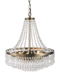 John Lewis La Scala satin bronze swag chandelier 52cm, UK version