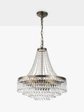 John Lewis La Scala satin bronze swag chandelier 52cm, UK version