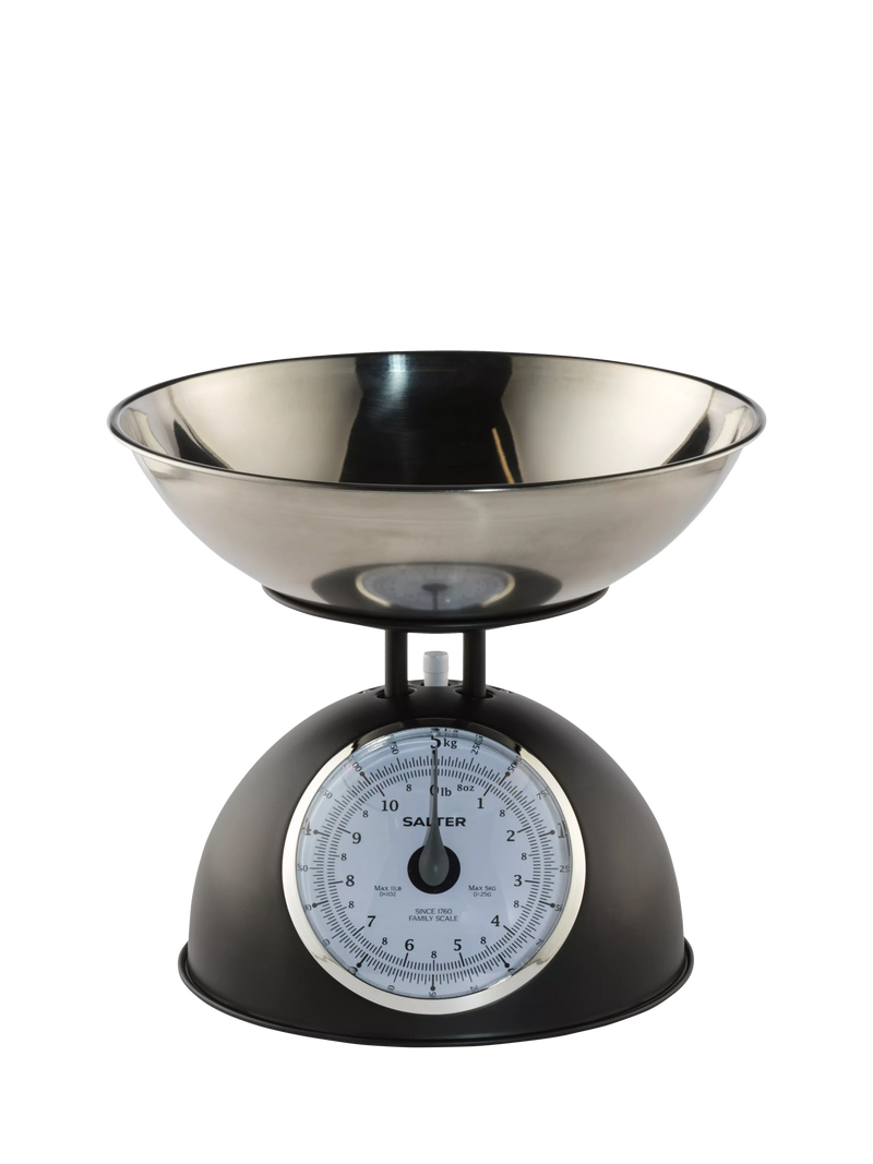 Salter mechanical kitchen scale 5kg black, UK version