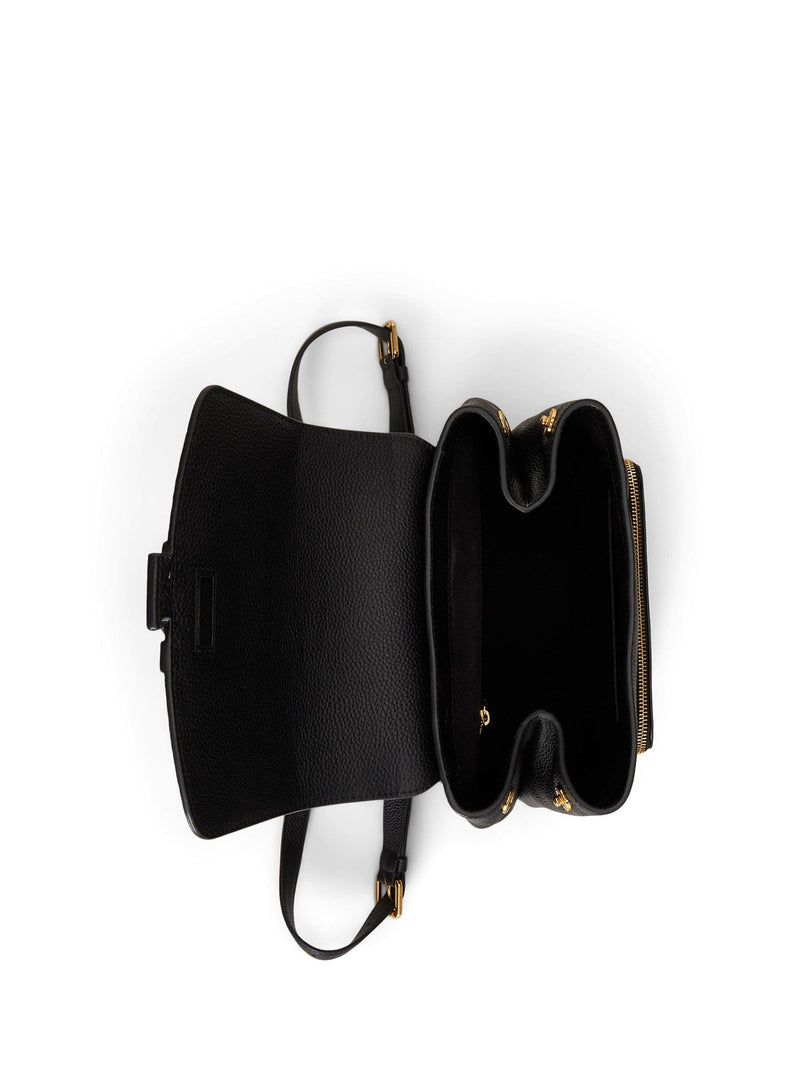 Lauren Ralph Lauren Cameryn leather backpack, imported from the UK