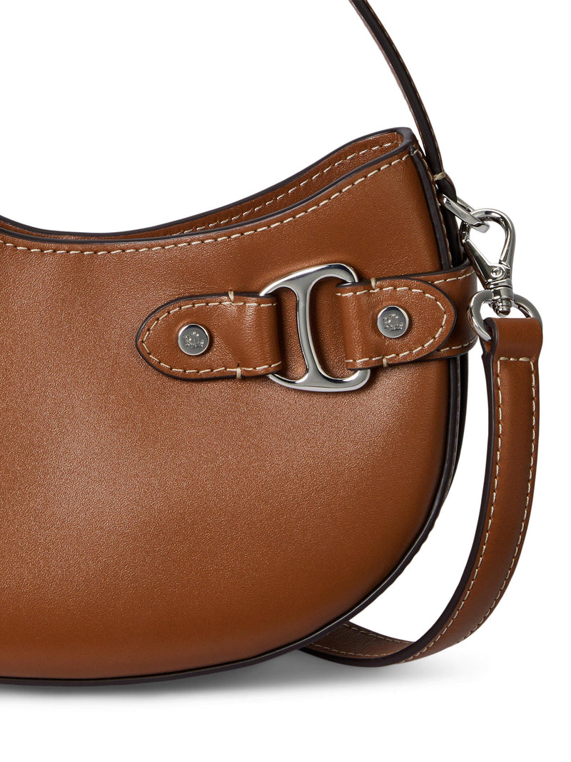 Ralph Lauren Tasha leather crossbody bag black (British brand)