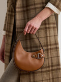 Ralph Lauren Tasha leather crossbody bag black (British brand)