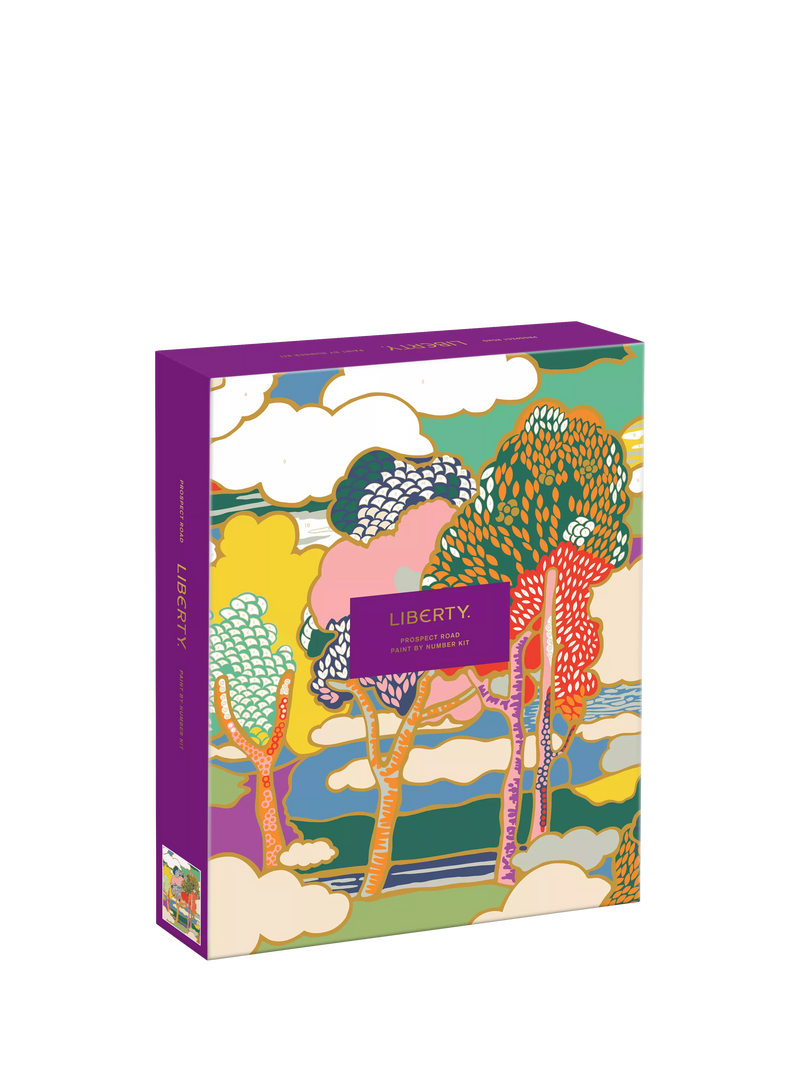 Galison Liberty print paint by numbers kit 30x24cm, imported from the UK