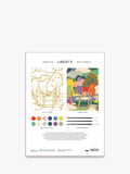 Galison Liberty print paint by numbers kit 30x24cm, imported from the UK