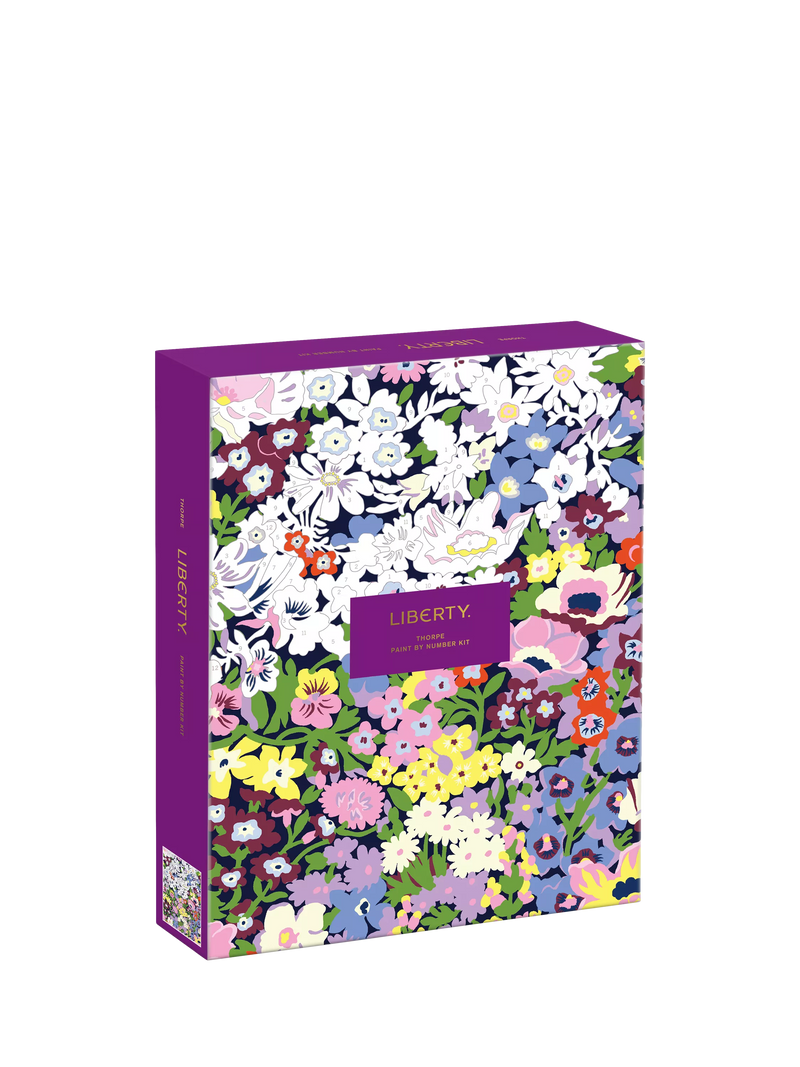 Galison Liberty Thorpe Paint by Numbers Kit - British product