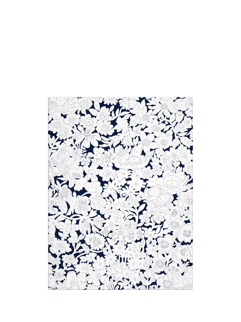 Galison Liberty Thorpe Paint by Numbers Kit - British product