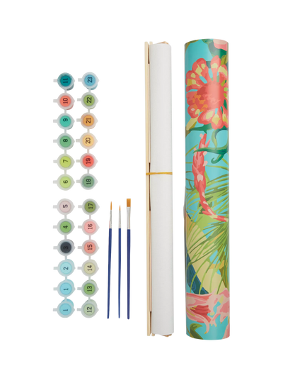 John Lewis RHS Exotic Birds Paint by Numbers Kit- Buy online at McGrocer