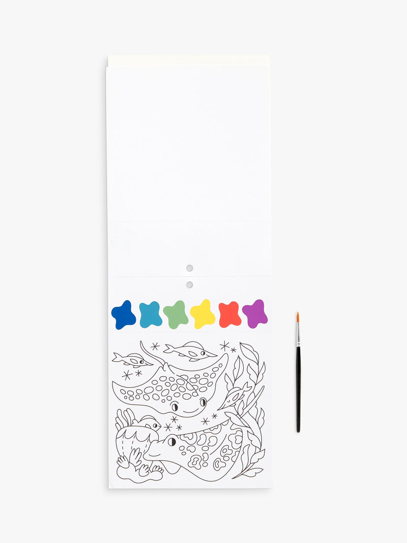 Galison under the sea painting kit with brush - British product