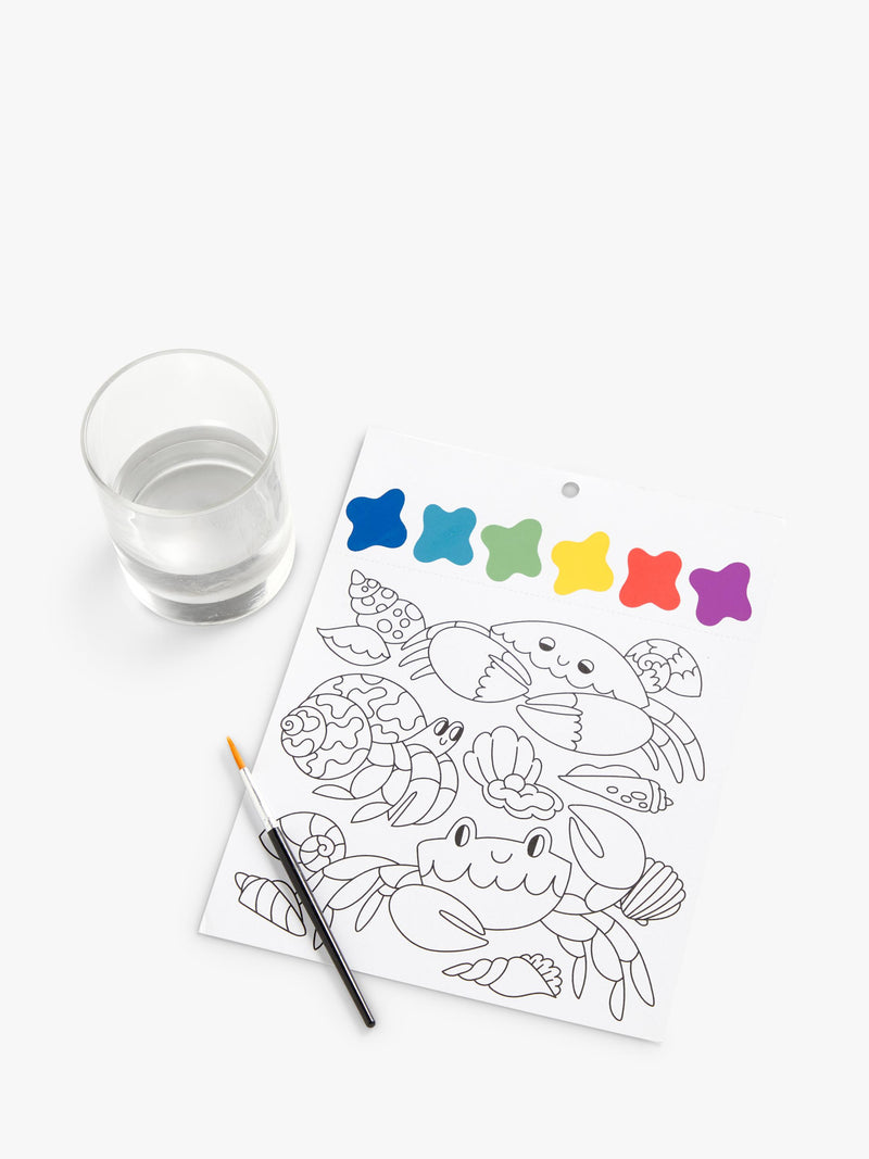 Galison under the sea painting kit with brush - British product