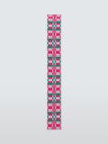 Quinton + Chadwick brushed wool block scarf 180x24cm, imported from the UK