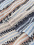 Quinton + Chadwick wool stripe scarf 20x120cm (British brand)
