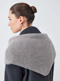 Quinton + Chadwick tweed design wool triangle scarf (British brand)
