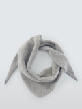 Quinton + Chadwick tweed design wool triangle scarf (British brand)