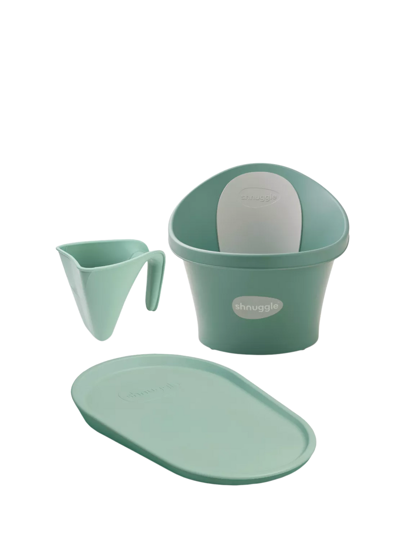 Shnuggle baby bath and changing essentials bundle (British brand)