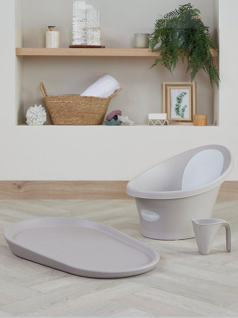 Shnuggle baby bath and changing essentials bundle Taupe (British brand)