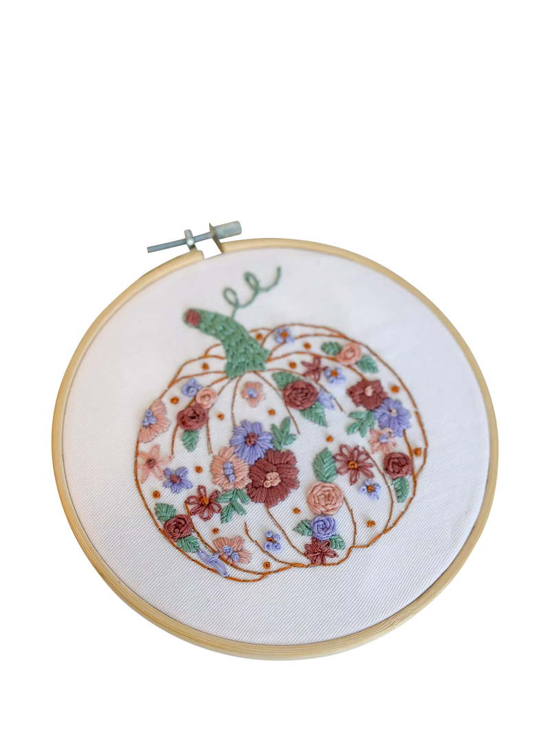 MakeBox & Co Pretty Pumpkin embroidery kit (British brand)
