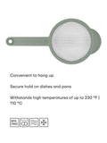 Mepal Chef It Fine Sieve Nordic Sage 16.5cm - British product