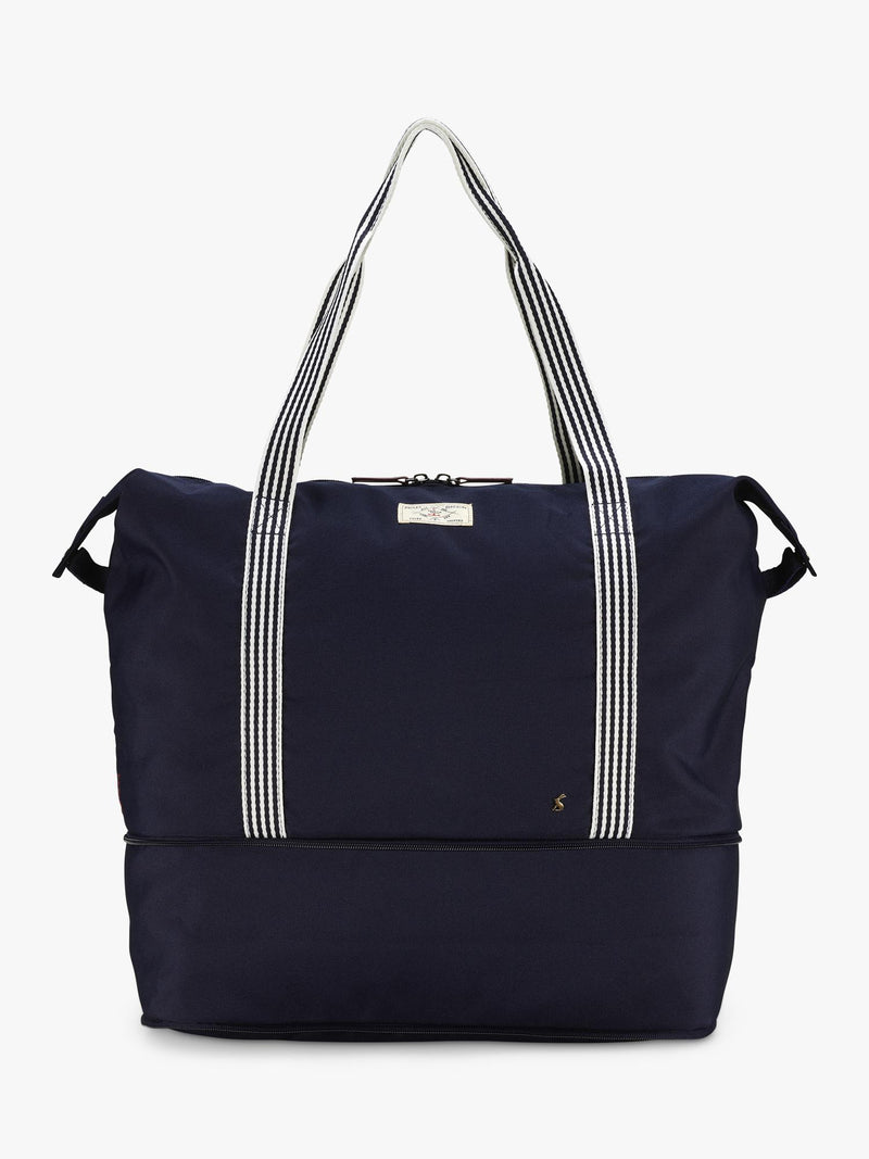 Joules packable duffle bag French Navy recycled polyester - British product
