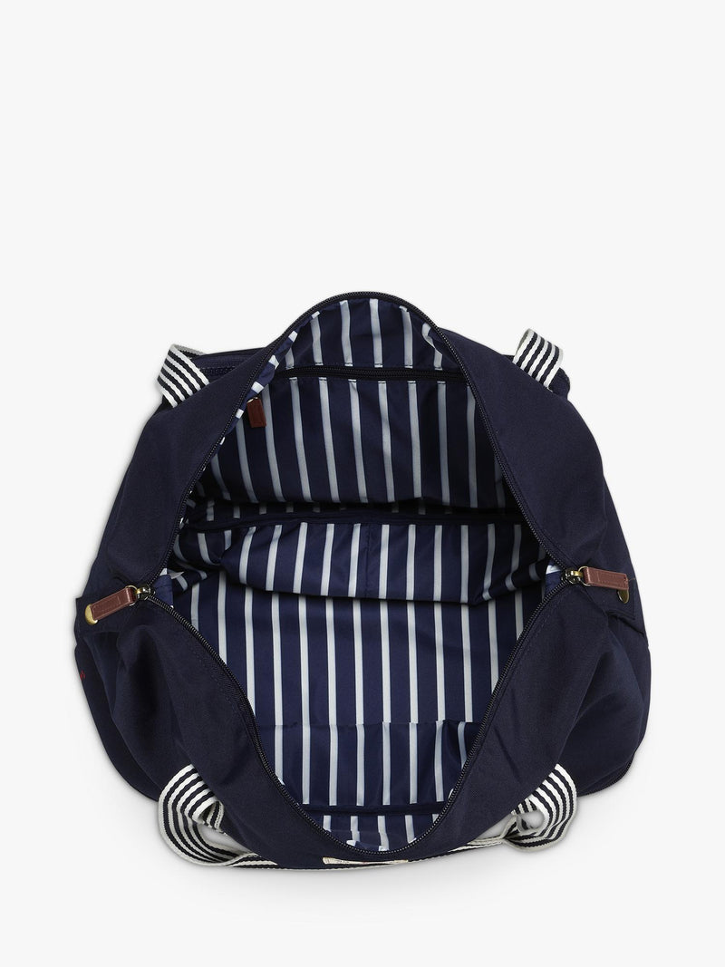 Joules packable duffle bag French Navy recycled polyester - British product