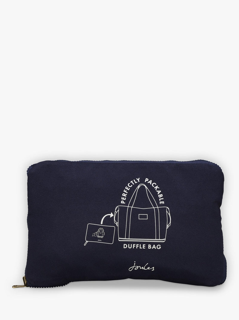 Joules packable duffle bag French Navy recycled polyester - British product