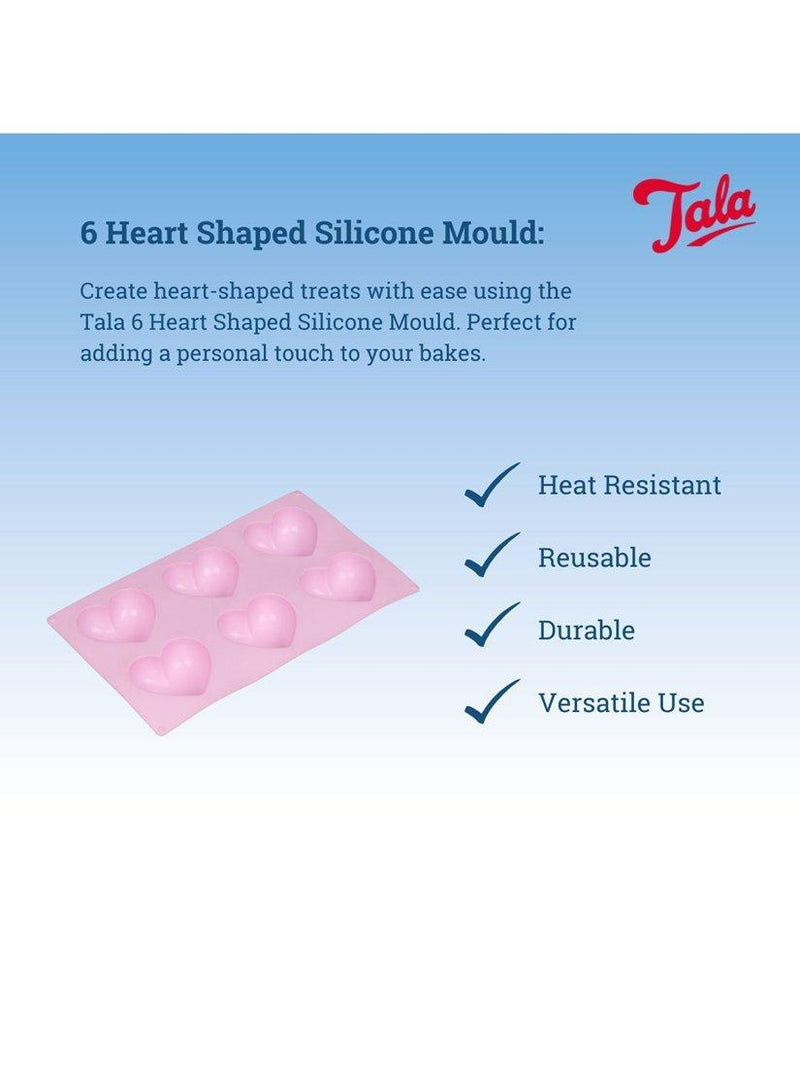 Tala heart cake mould 6 cup, UK version