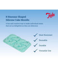 Tala silicone cake mould dinosaur 8 cup - British product