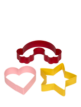 John Lewis Tala Stainless Steel Love Cookie Cutters, Set of 3, Assorted Shapes- Buy online at McGrocer