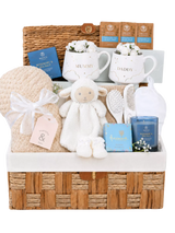 John Lewis Bumbles & Boo Gorgeous Little Lamb Baby Gift Hamper with Personalised Card- Buy online at McGrocer