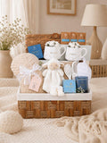 Bumbles & Boo baby gift hamper with personalised card, UK version