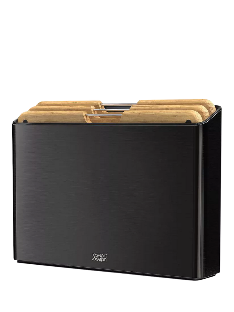 Joseph Joseph Folio bamboo chopping board set black - British product