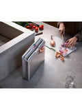 Joseph Joseph Folio chopping board set with stainless steel case, light stone (British brand)