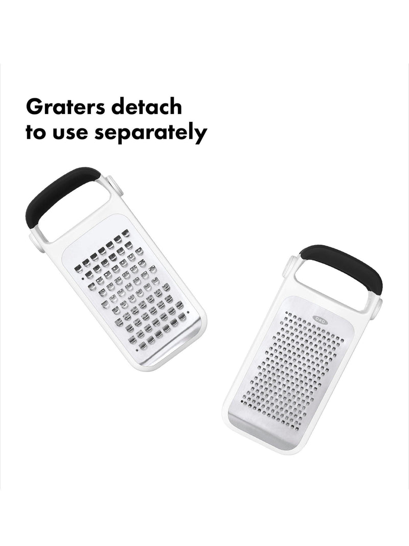 OXO Good Grips etched folding double grater - British product