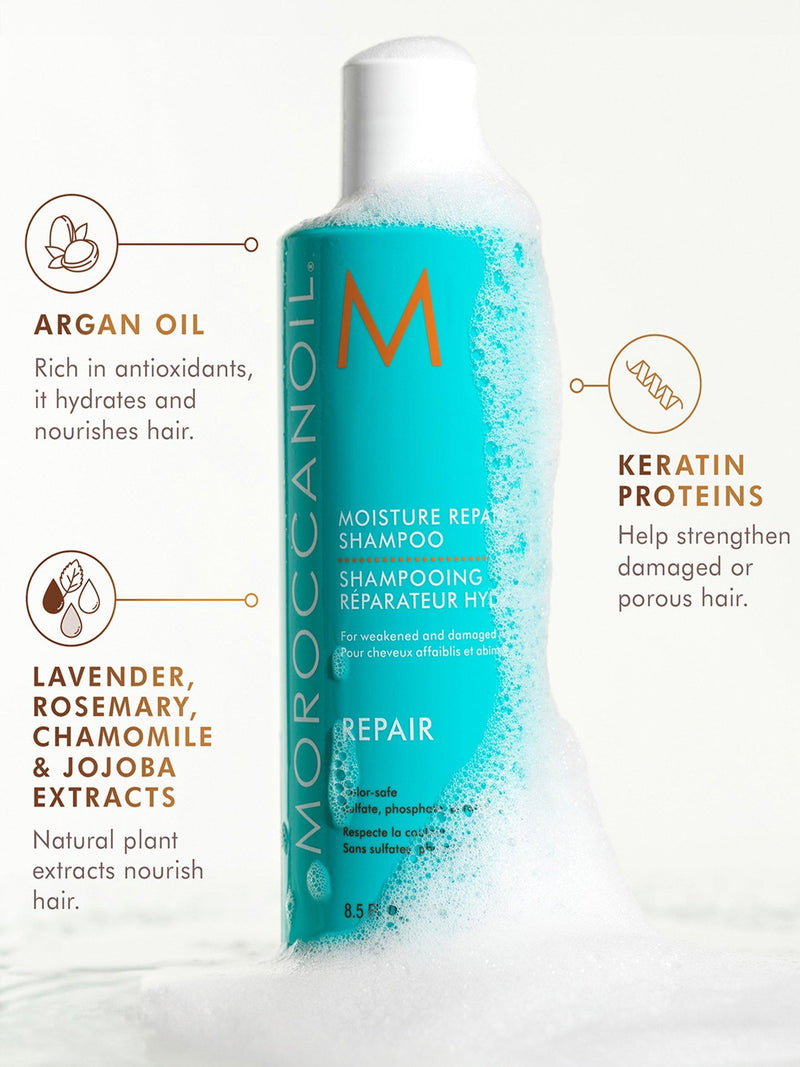 Moroccanoil Moisture Repair gift set shampoo conditioner mask - British product