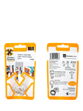 Frank Shaw medium hard wall hooks pack of 6, imported from the UK