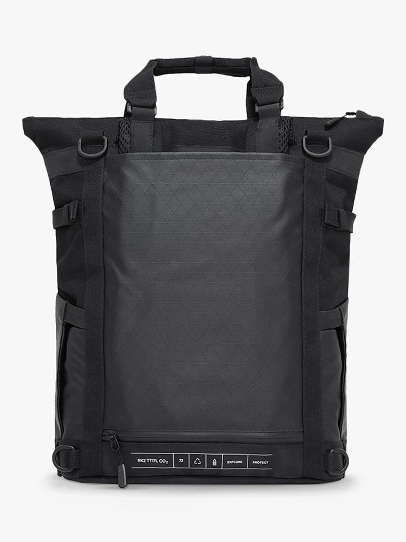 GROUNDTRUTH RIKR Technical Laptop Tote Backpack Eco-x Black 17L (British brand)